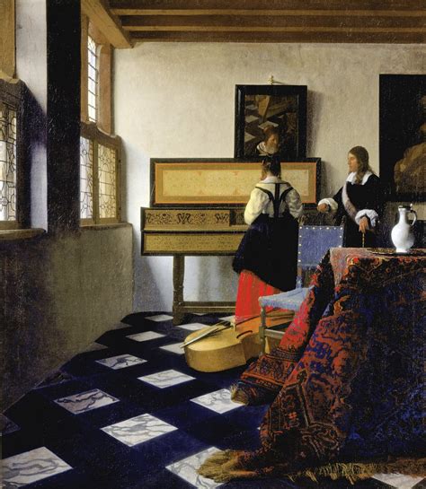 The Music Lesson: Johannes Vermeer