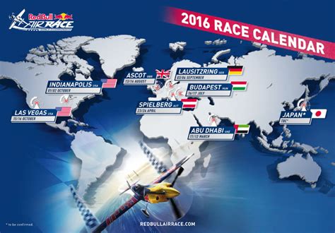 Huit Nouvelles Manches Dans Le Calendrier Des Red Bull Air Races