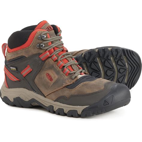 Keen Ridge Flex Mid Hiking Boots For Men Save 40