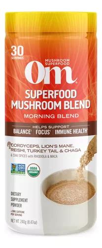 Bebida De Hongos En Polvo Om Mushroom Superfood Morning Ener Cuotas