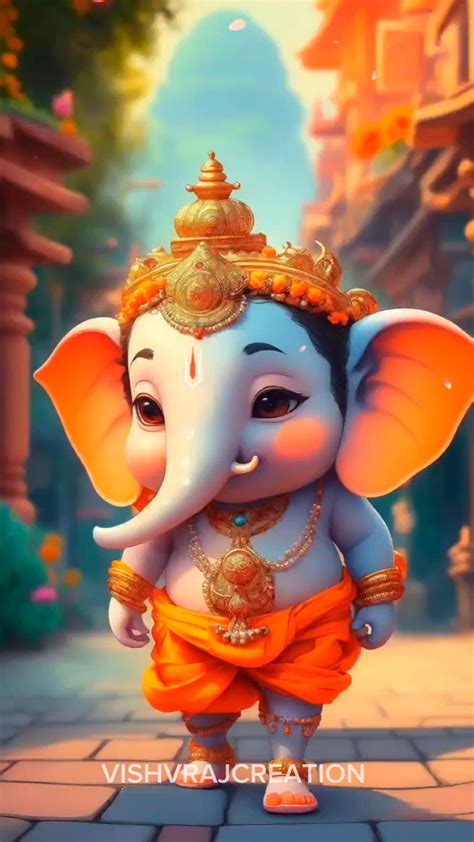 Cute Ganesha [video] Ganesha Art Illustration Lord Ganesha Paintings God Illustrations