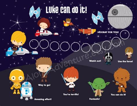 PRINTABLE PERSONALIZED Incentive / Reward Chart for Children Star ...