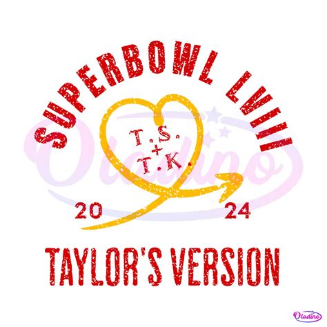 Retro Super Bowl LVIII Taylors Version 2024 SVG