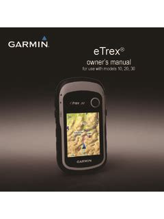 Owners Manual Garmin International Owner S Manual Garmin