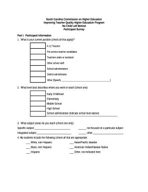 Improving Teacher Quality Higher Education Grant Program Doc Template