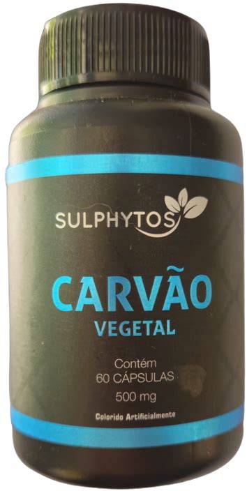 Carv O Vegetal Ativado Mg Capsulas Natural Composto