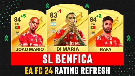 FIFA 24 SL BENFICA PLAYER RATINGS EA FC 24 Ft Di Maria Joao