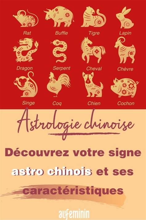 Signes Astrologiques Chinois Quel Animal Correspond Le Plus à Votre