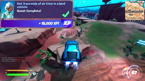 Get Seconds Of Air Time In A Land Vehicle Fortnite Youtube