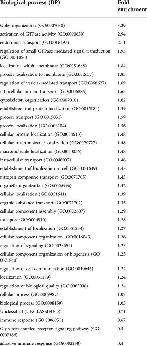 Ontology Go Biological Processes Bp Analysis For The Top Gene Download Scientific Diagram