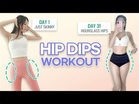 HIP DIPS WORKOUT L 10 MIN HOURGLASS SIDE BOOTY IN 31 DAYS L K BEAUTY