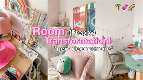 Room Transformation Preppy Aesthetic Youtube