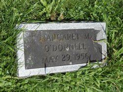 Margaret Mary Coleman O Donnell M Morial Find A Grave