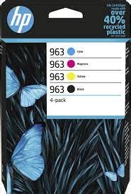 HP 963 CMYK Original Ink Cartridge Pack Of 4 Ink Cartridges Ireland