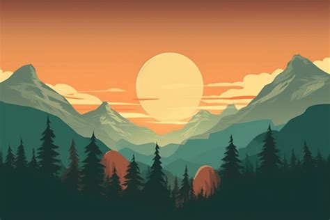 landscape graphic  gracetypestudio creative fabrica