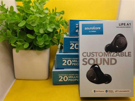 Anker Soundcore Life A1 - наушники для спорта, IPX7, 9/35 ч., 3EQs (ID ...