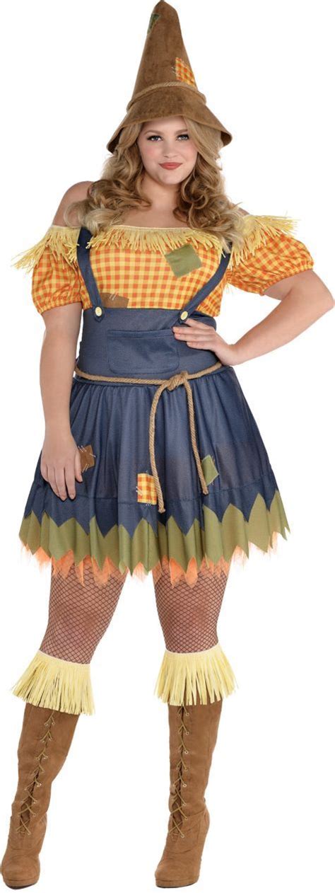 Adult Sultry Scarecrow Costume Plus Size Party City Halloween