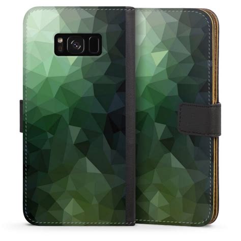 Deindesign Handyhülle Tarnmuster Mosaik Geometric Polygonal Mosaic Green Samsung Galaxy S8