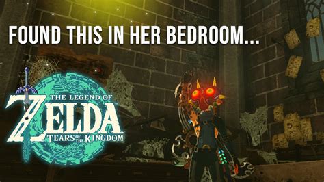 Secret Room Under Hyrule Castle Zelda Bedroom Totk Youtube