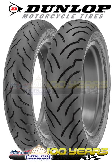 Dunlop American Elite Tire Set Mt B Front Mu B Rear Tires