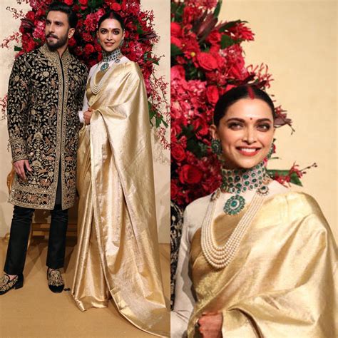 Deepveer Deepika Padukone N Ranveer Singh At Her Wedding Reception