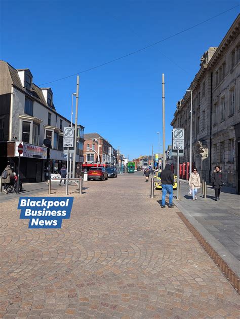 Blackpool - Are these pedestrian-friendly zones and revised traffic