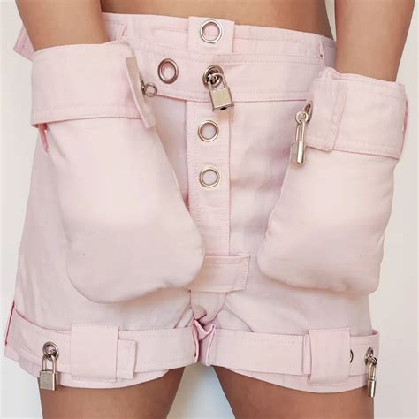 Abdl Diaper Locking Chastity Shorts S Supplies