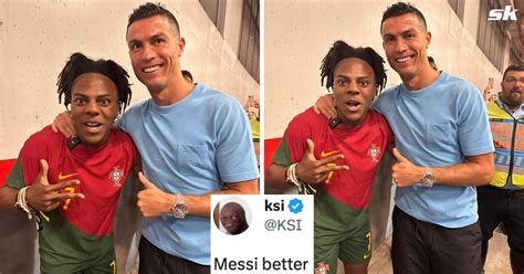 Messi Better KSI Makes Emphatic Claim As IShowSpeed Finally Meets