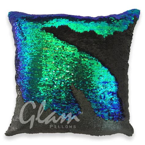 Gold & Black Reversible Sequin Glam Pillow - Glam Pillows