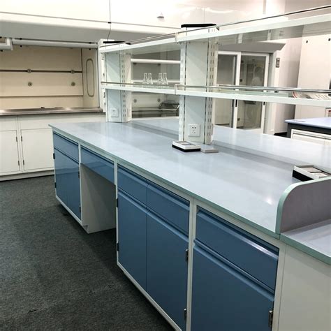 Modular Lab Bench Wooden Central Island Work Table Laboratory