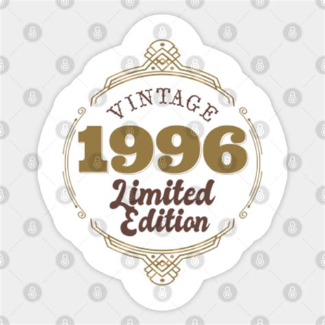 1996 1996 Sticker Teepublic