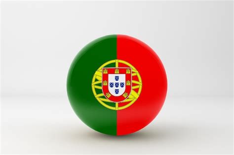 Bandeira De Portugal Em Fundo Branco Foto Gr Tis