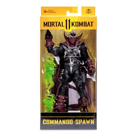 Figura de Ação McFarlane Toys Mortal Kombat Commando Spawn em