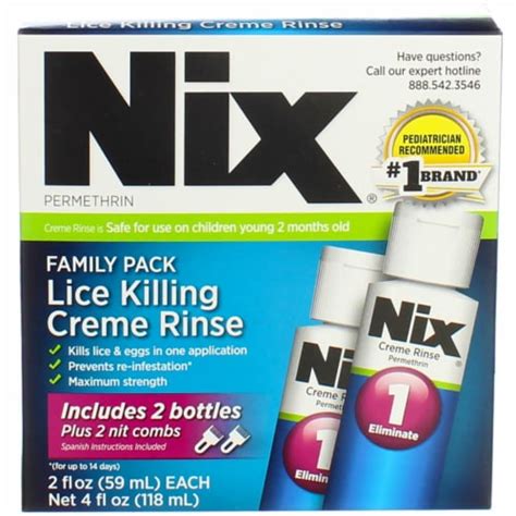 Nix Permethrin Lice Treatment, 4 fl oz - Kroger