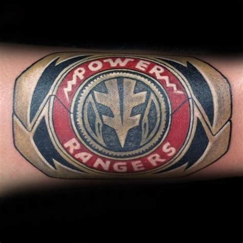 Crazy Power Rangers Tattoo Designs For Men