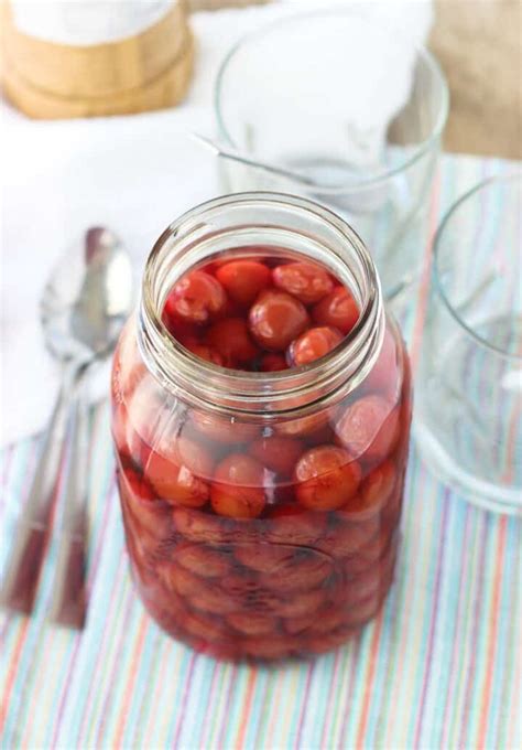 Homemade Maraschino Cherries (Two Ingredients!) - My Sequined Life