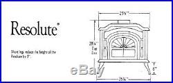 Vermont Casting Resolute Wood Burning Stove Cast Iron Stove