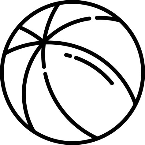 Ball outline illustration 45616759 Vector Art at Vecteezy