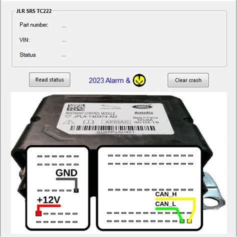 SRS JLR RH850 TC222 Erase Crash CAN SRS IProgPro