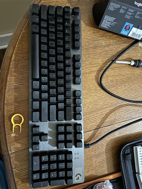 New Switch Project Logitech G915 GX Brown Switches : r/MechanicalKeyboards