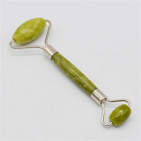 Jadeite Jade Roller For Face Aging Wrinkle Puffiness Facial Skin Massager Premiumgreen Jade