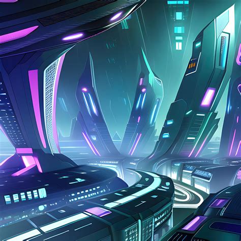 Futuristic City Scenery Generative Ai By Mmart23d On Deviantart