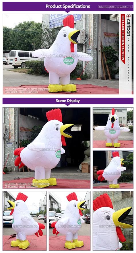 Inflatable Chicken Costume 22m Customize For Advertising Buy