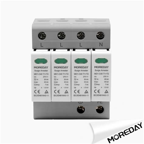 Surge Protector T1 T2 AC Three Phase Surge Protection Device SPD 12 5ka