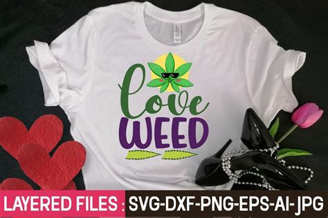 Love Weed Svg Cut File Graphic By Gatewaydesign · Creative Fabrica