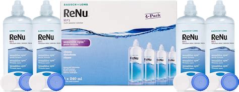 ReNu Multi Purpose Contact Lens Solution 4 X 240ml Soft Contact