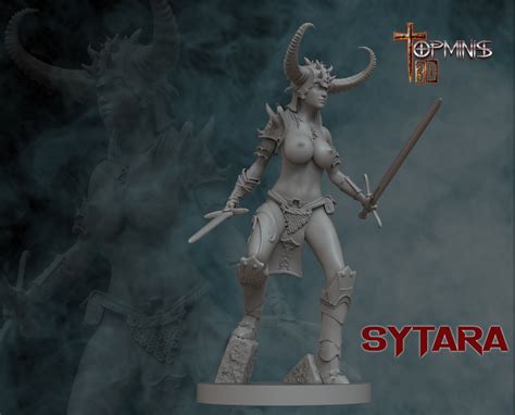 STL File NUDE WARRIOR FOR TABLETOP ROLE PLAYING GAMES3D Printable