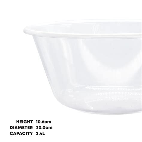 Sq Professional 5113 Mixing Bowl Clear 20cm 234l