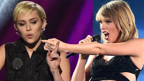 Miley Cyrus And Taylor Swift Fight