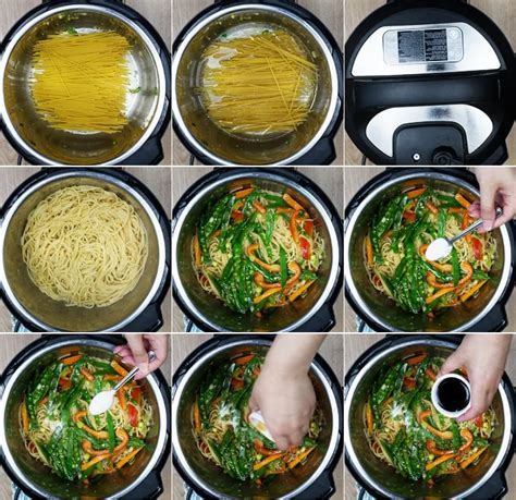 Instant Pot Vegetable Chow Mein Video Recipe J Cooking Odyssey